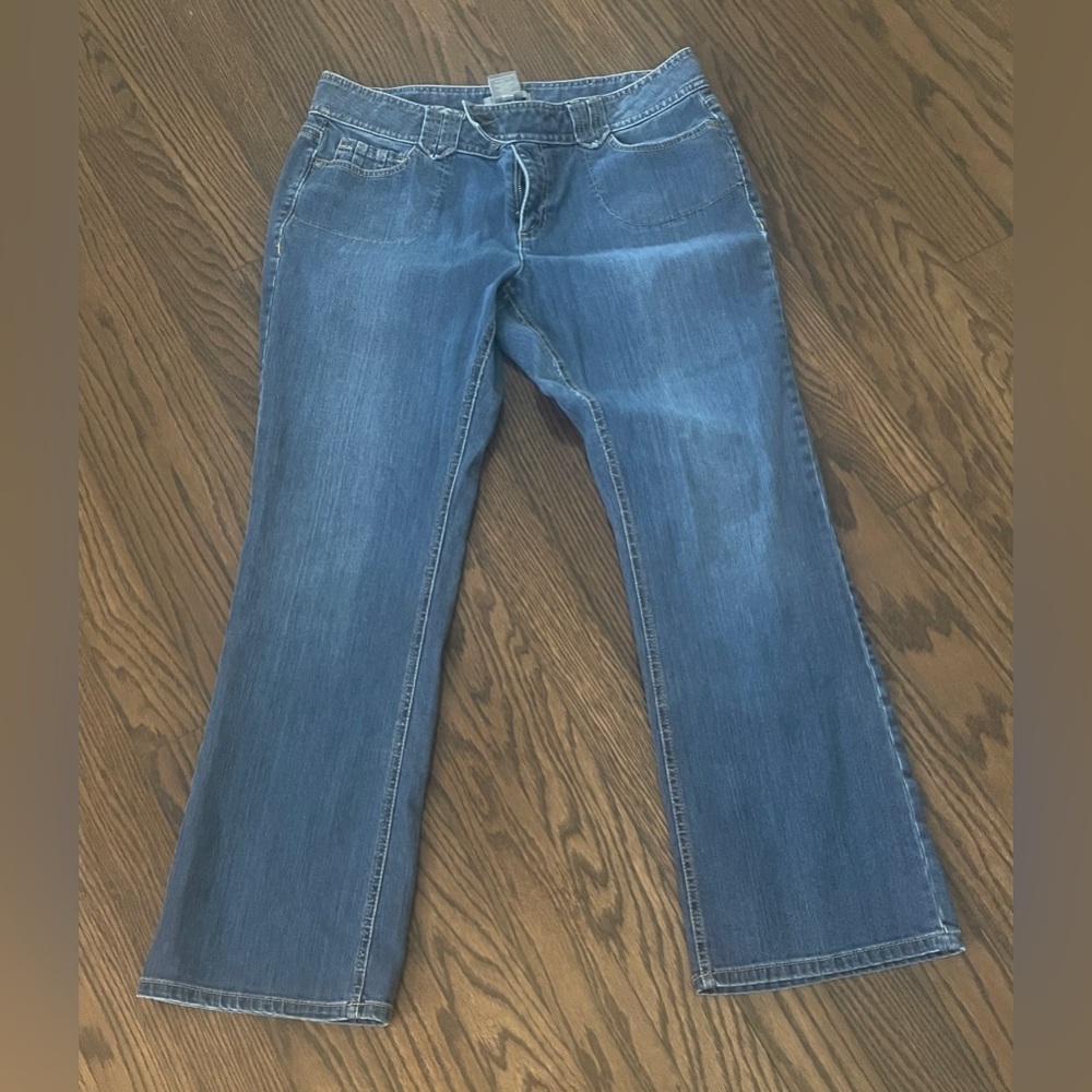 Ann Taylor Curvy Fit Jeans - Dark Blue